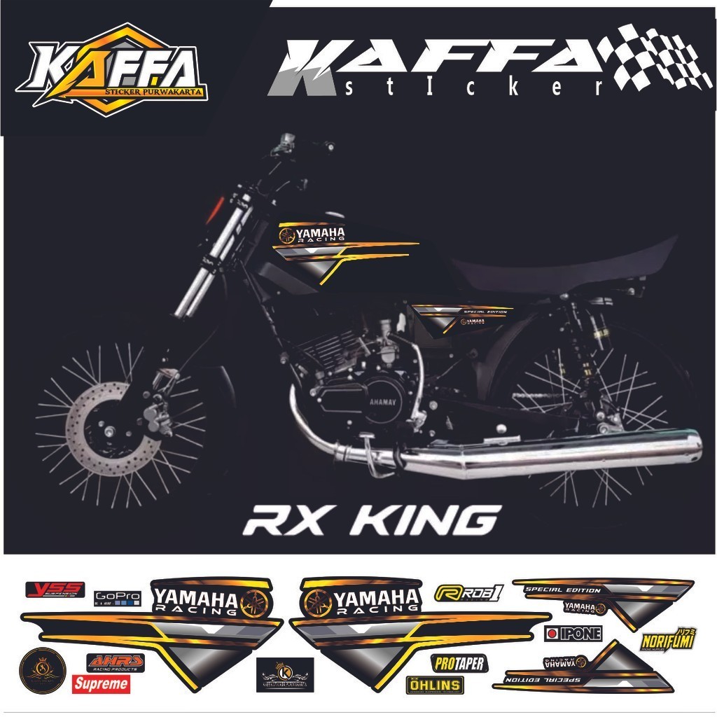 STRIPING TERLARIS Striping Rx King - Stiker Variasi List Motor polet variasi Rx King Racing 2 RXKING #rxking MOTIF