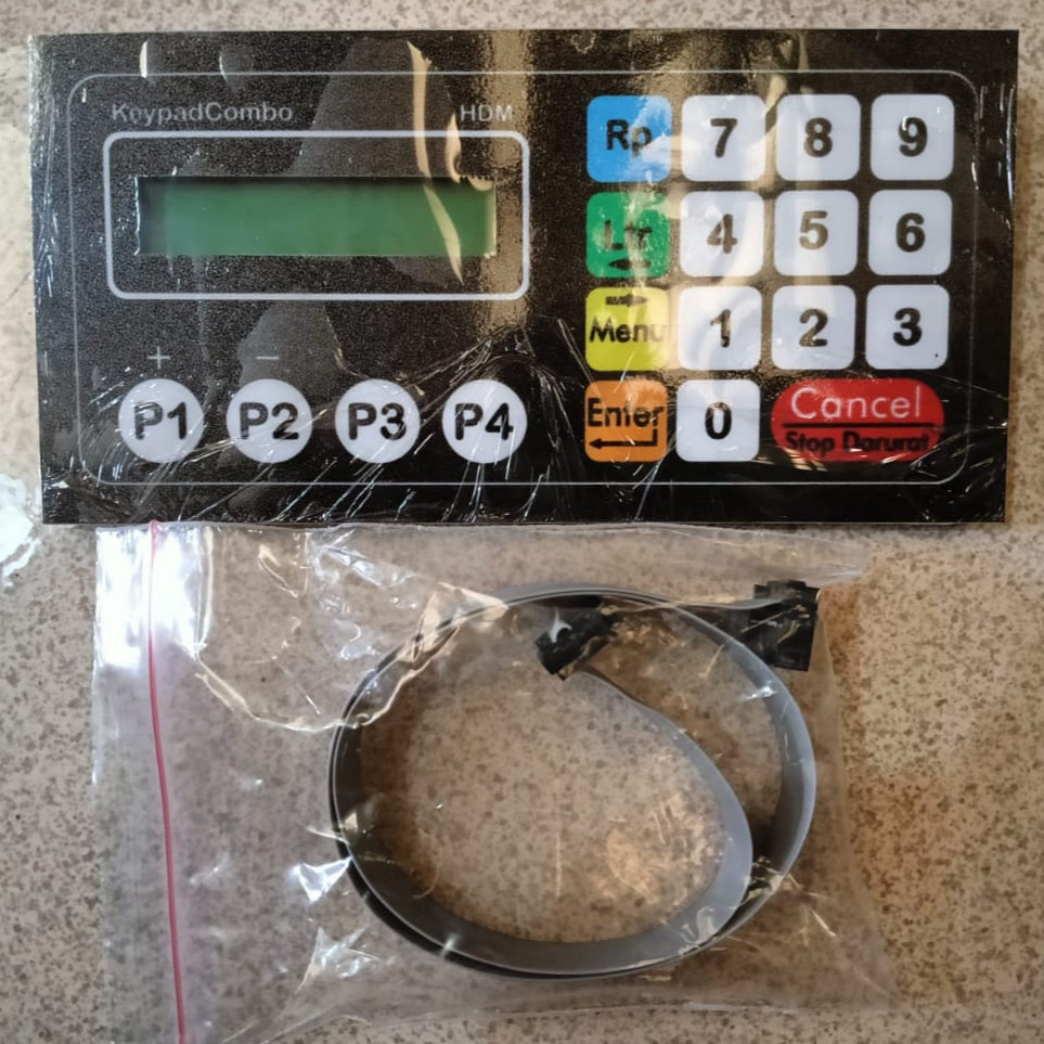 Keypad Combo CPU Pom Mini HDM P1 P2 P3 P4 Husus CPU HDM & Tombol Kipet Akrilik Universal