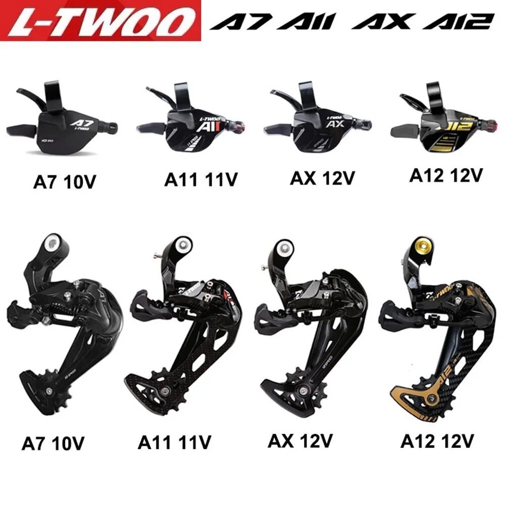 LTWOO 9V 10V 11V 12 Speed Derailleurs Trigger Groupset A7 AX AT11 AT12 Shifter 1x10S Switches Right 