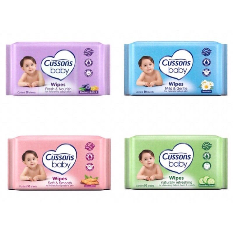 Cussons Baby Wipes Beli 1 gratis 1 All Varian / tisu basah cussons / AT