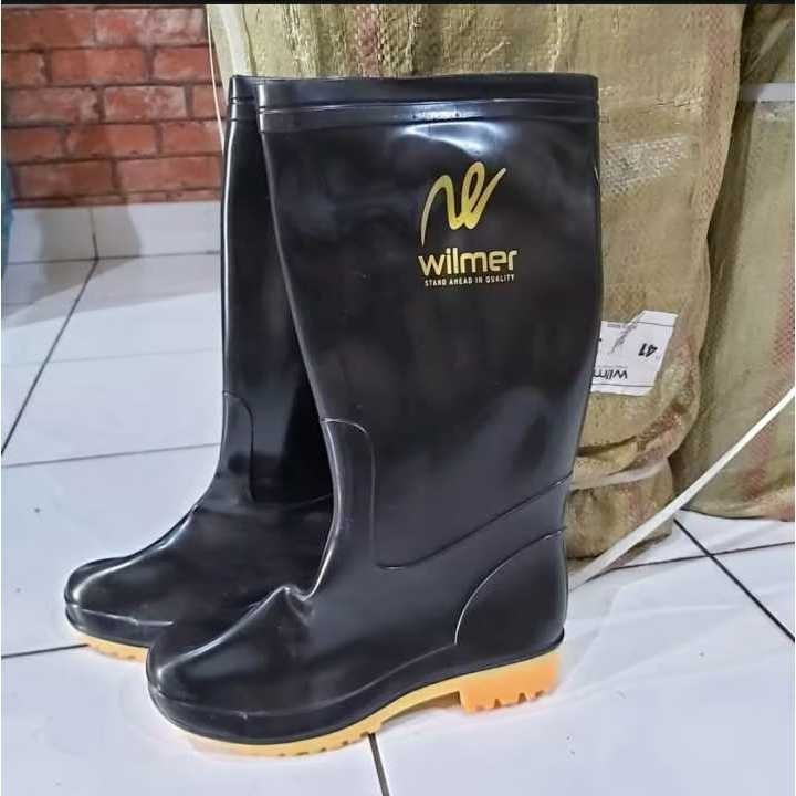 ORIGINAL Terlaris  SEPATU BOOT KARET PETANI SAWAH TERNAK MANCING Sepatu Boot Hitam / Sepatu