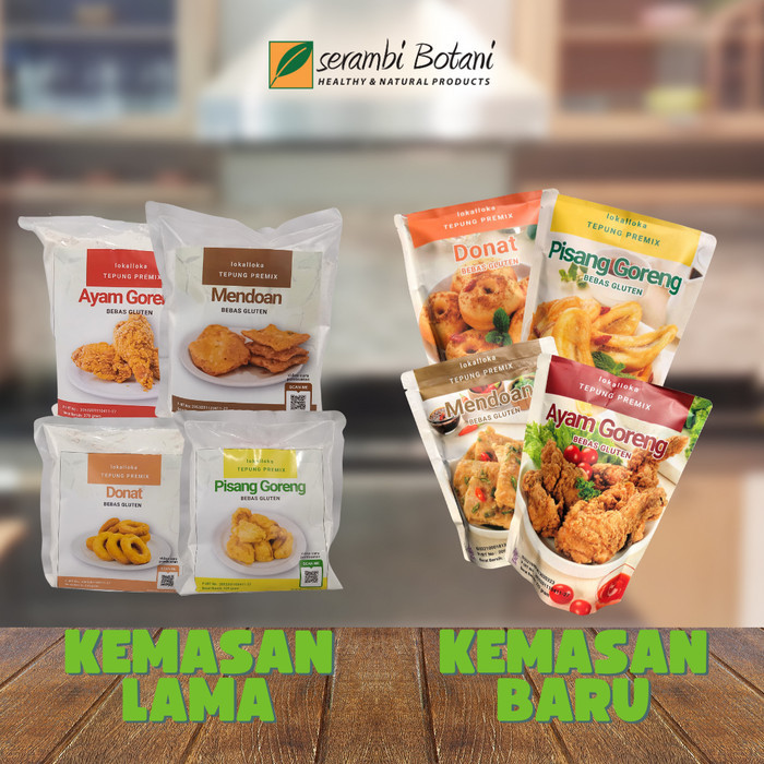 

Tepung Gluten Free Premix Donat Lokalloka
