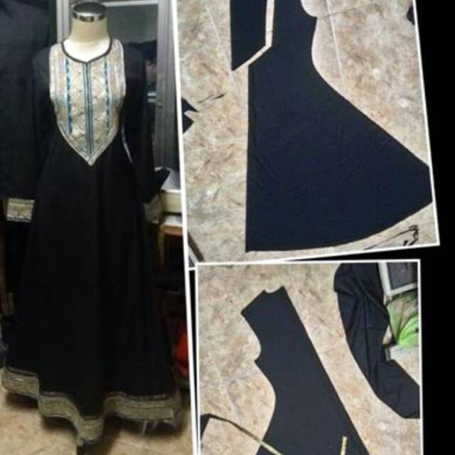 pola baju gamis