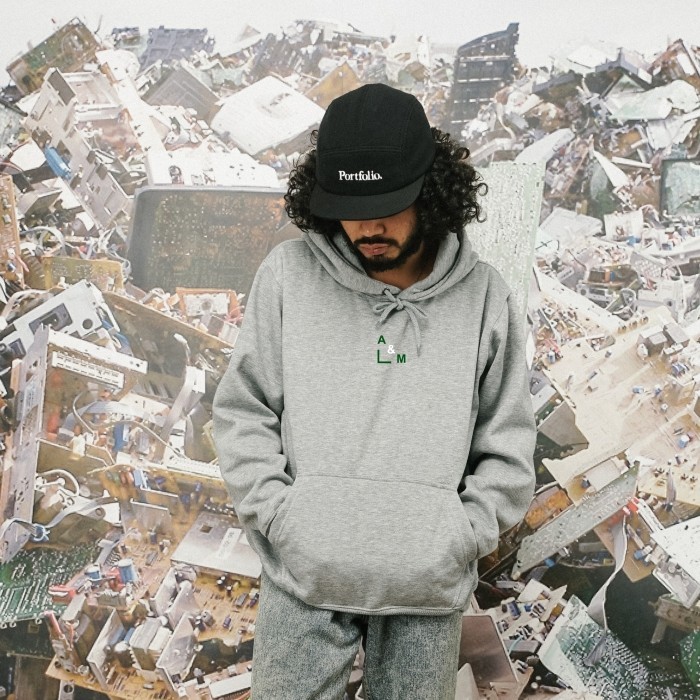 UNKL347 Jacket Hoodie Hitam Model Simpel Bahan Fleece JUNO