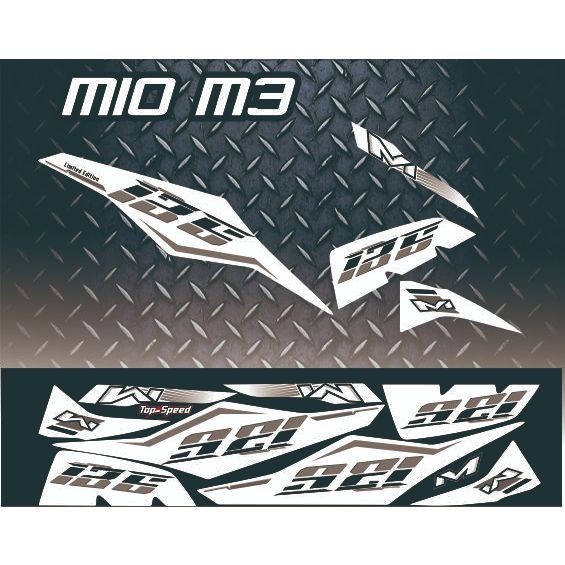 COD/ COD / STRIPING YAMAHA ALL MIO M3 125 VARIASI STIKER MIO M3 VARIASI LIS MOTIF SIMPLE STRIPING M3