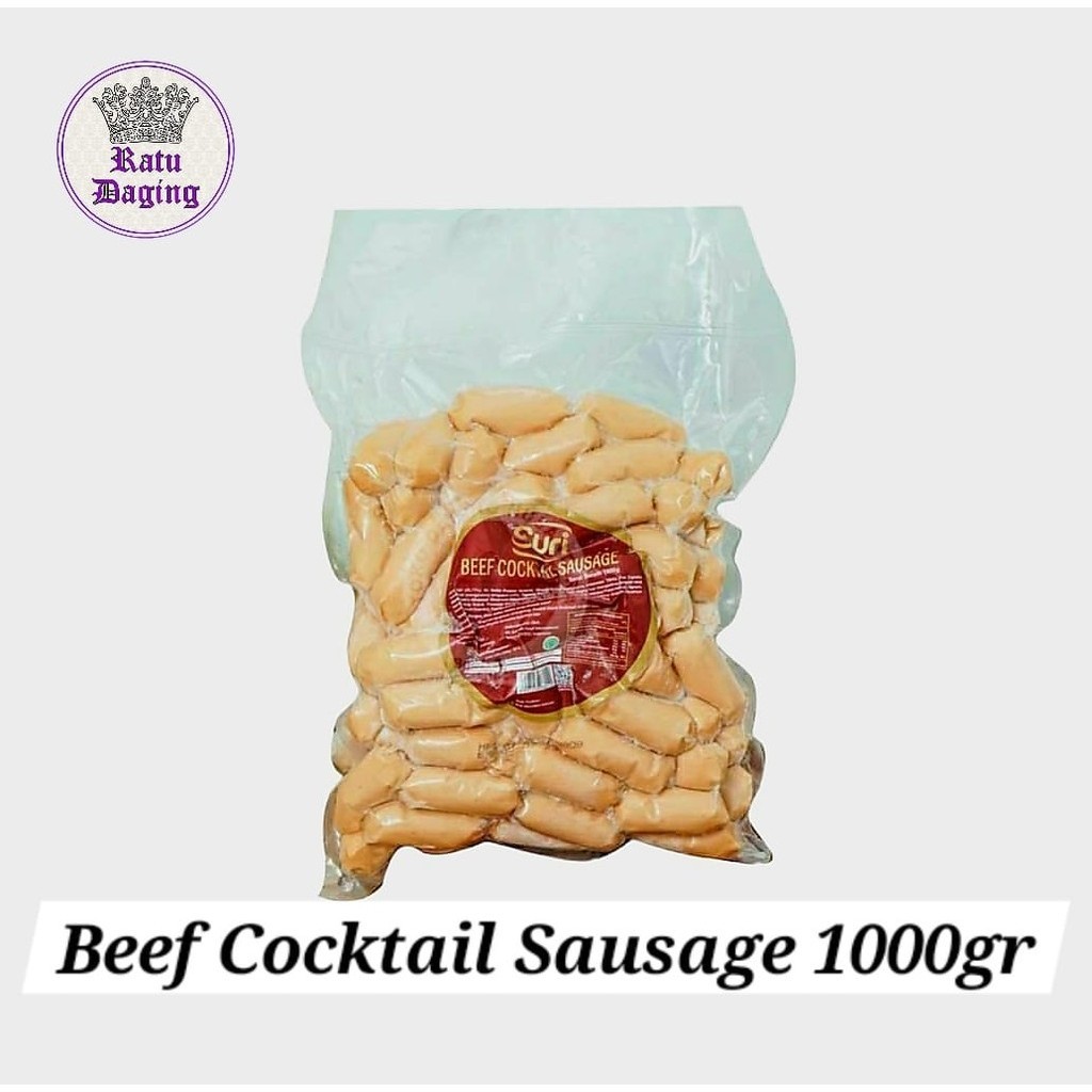 Suri Sosis Sapi Breakfast 1000gr | Sosis Sapi Cocktail Murah