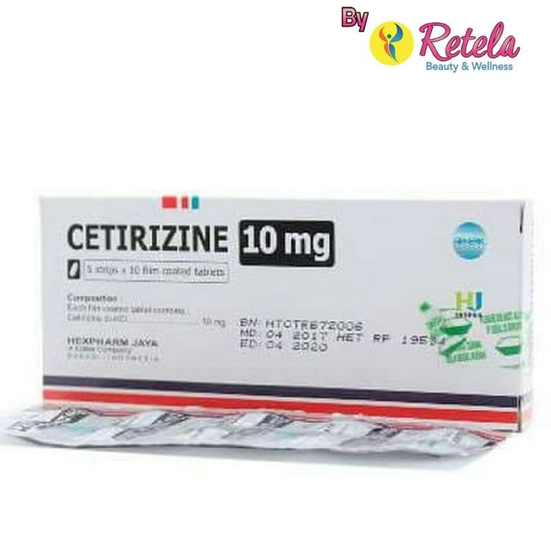 Cetirizine 10Mg 1 Strip 10 Tablet