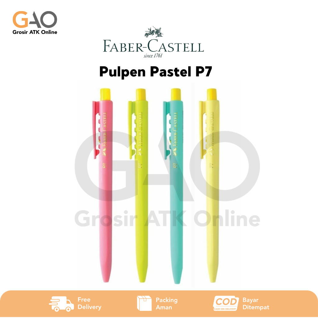 

Pulpen Faber-Castell P7 Pastel 0.7 mm Pen
