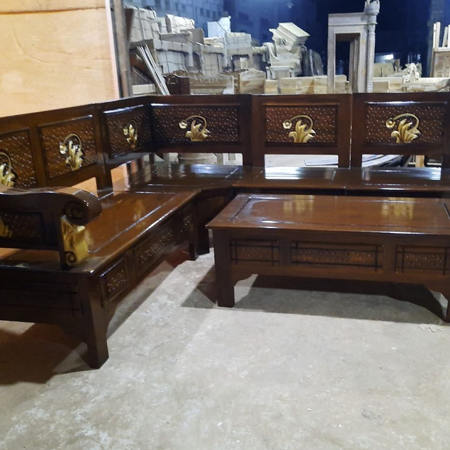 Kursi Tamu Kayu Jati Minimalis Bagong