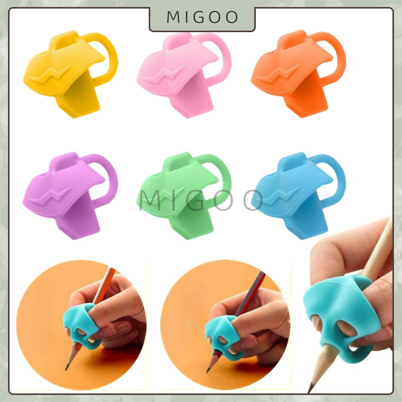 

MiGoo Alat Menulis Anak Tk Alat Bantuan Menulis Pencil Grip Belajar Menulis Latihan Menulis 3jari Silikon Pensil Pen Tempat Pena Silikon