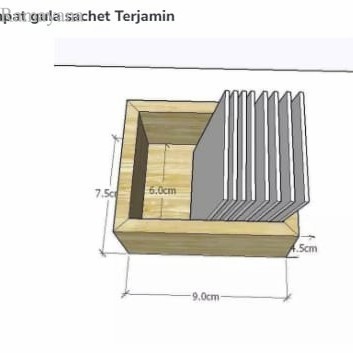 

Tempat Gula Sachet/ Tempat Gula Hotel murah