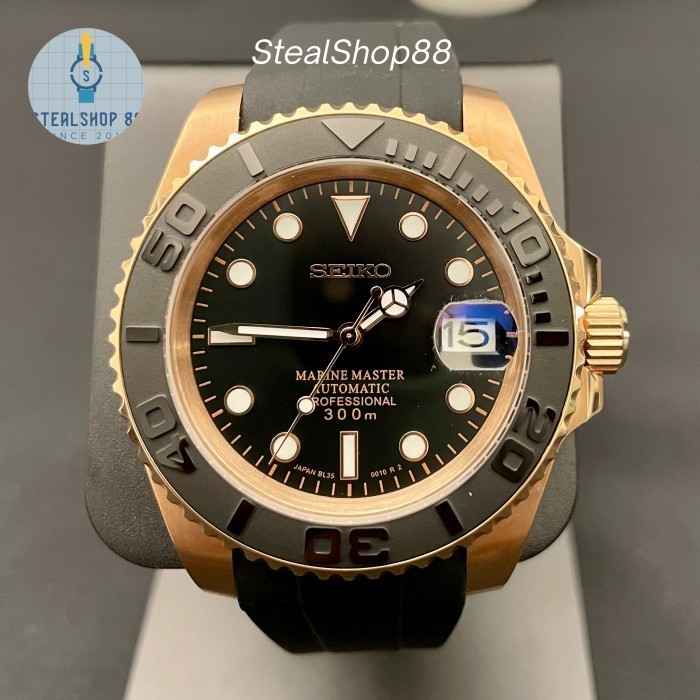 Seiko Mod Yacht Master Gold NH35