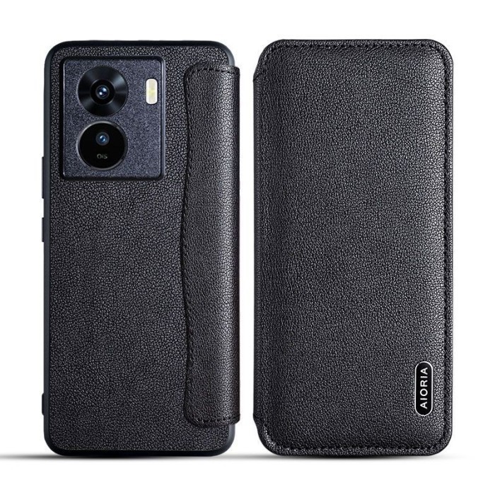 CASING VIVO IQOO Z7 5G / IQOO Z7X CASE LEATHER FLIP CASE AIORIA ORIGINAL