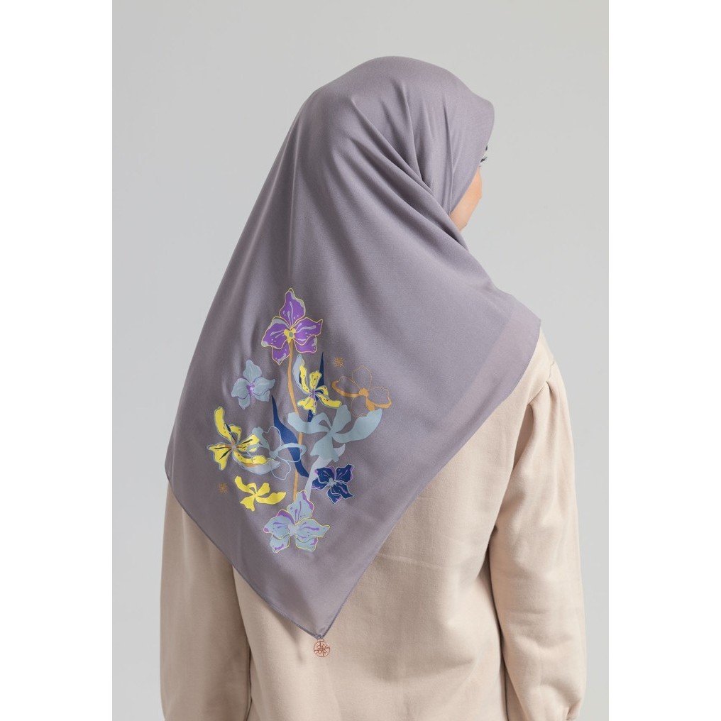 Scarf - Leya Scarf - Ria Miranda - Classic Grey, All Size