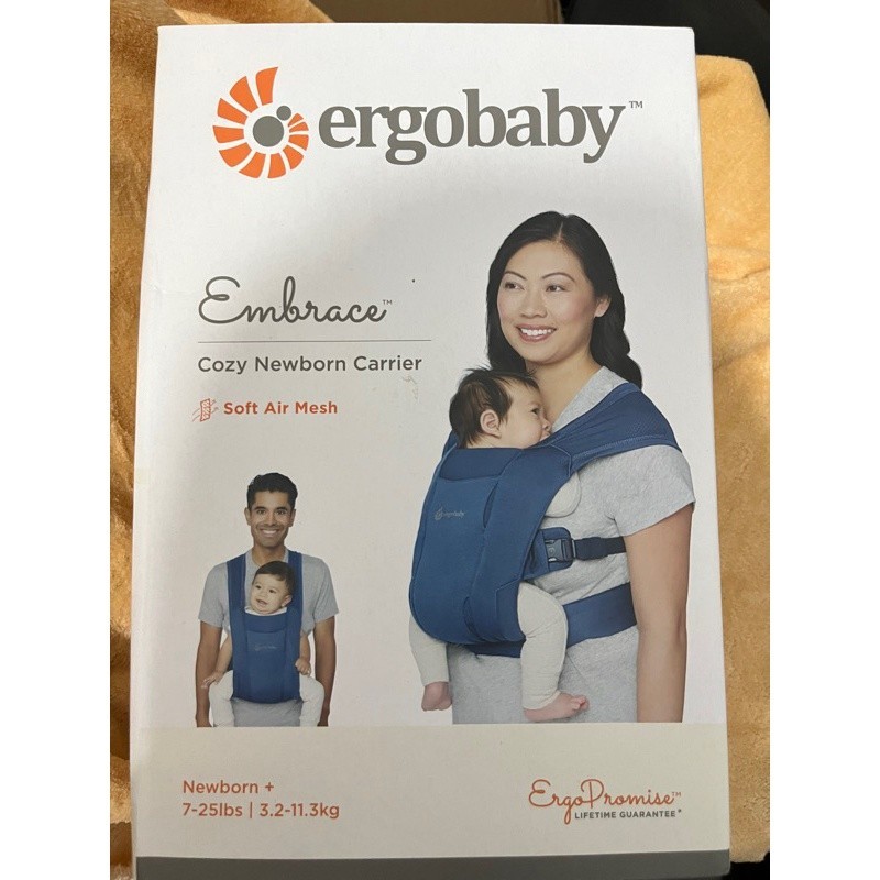 ergo baby soft air mesh embrace new -gendongan ergo baby
