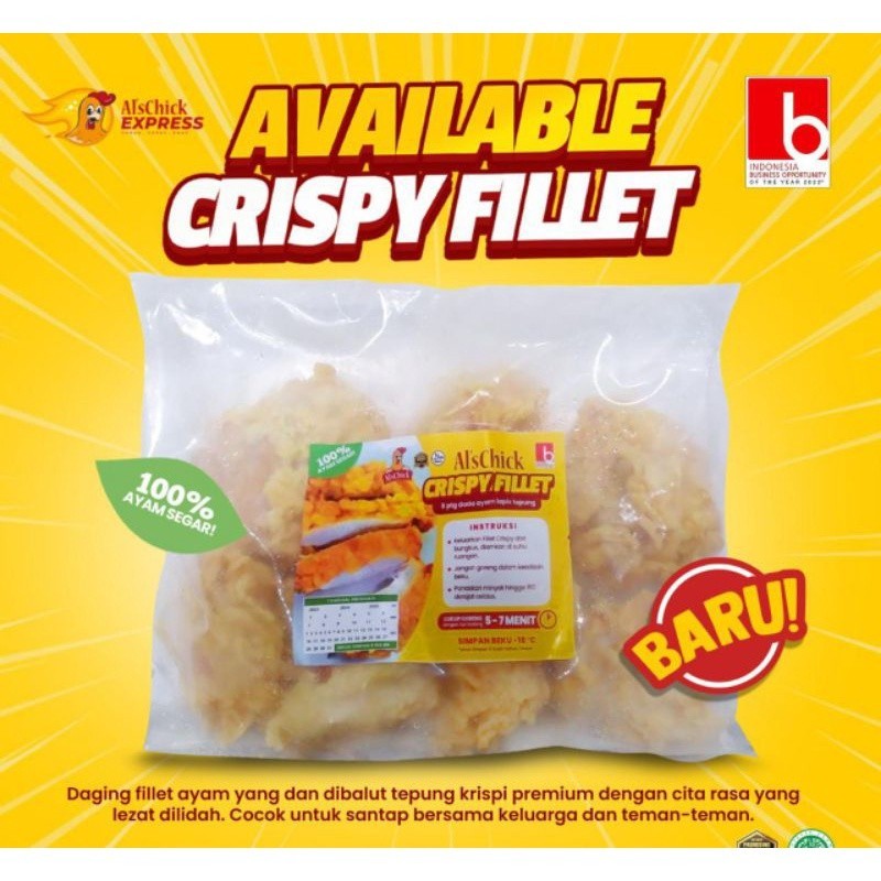 

Al'sChick Crispy Fillet isi 8 potong