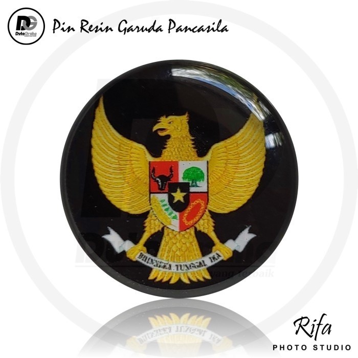 

PIN GARUDA PANCASILA HITAM RESIN