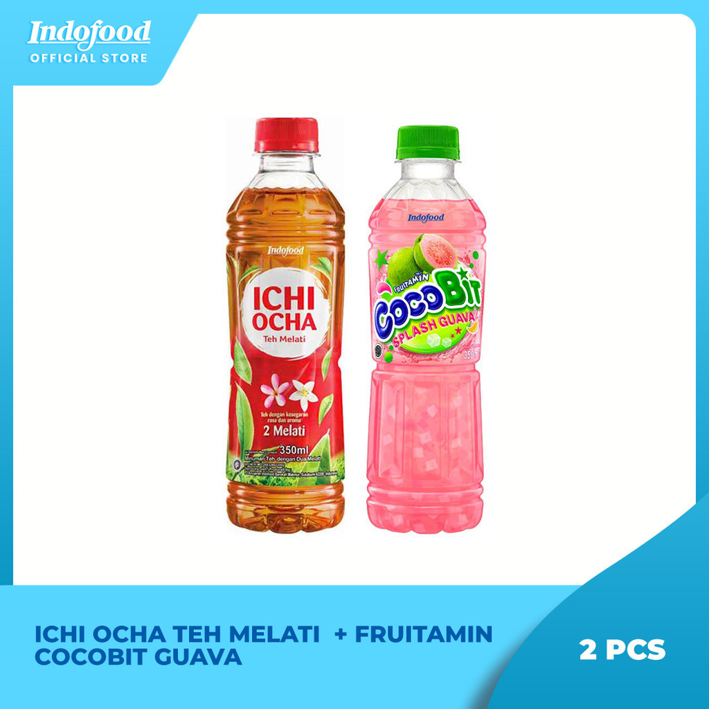 

Ichi Ocha Teh Melati + Fruitamin Cocobit Guava