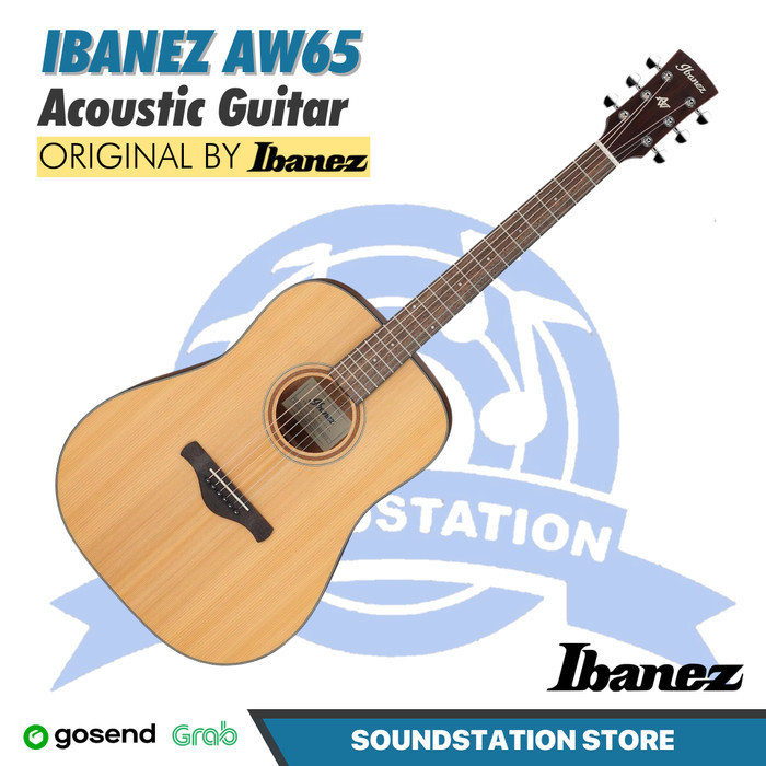 Ibanez Artwood AW65 Acoustic Guitar - Gitar Akustik