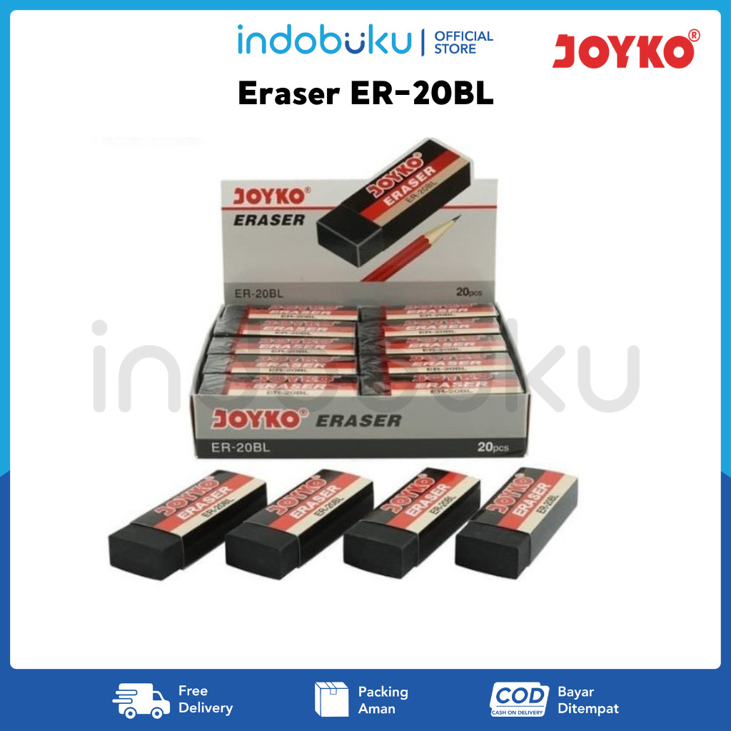 

Eraser Penghapus Joyko Hitam Besar EB-20BL