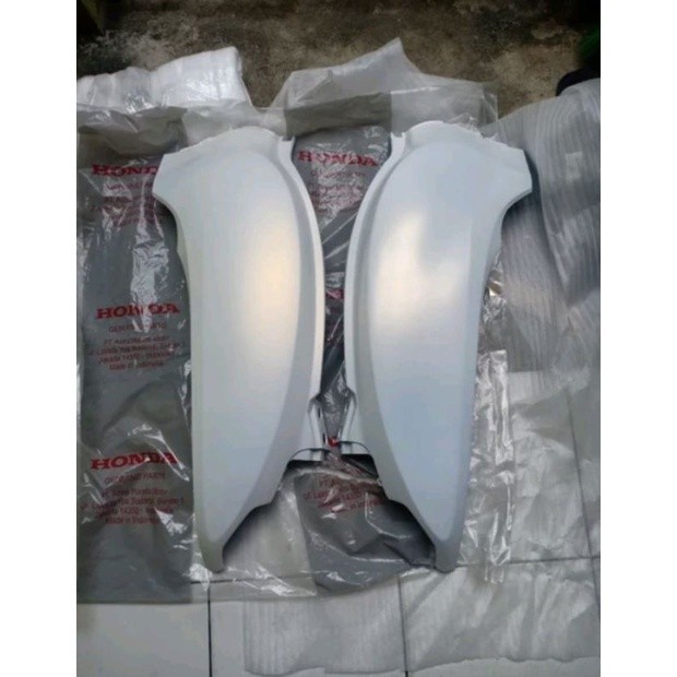 FULL SET KANAN KIRI BODY BELAKANG SCOOPY NEW TERBARU TAHUN 2020 2021 PUTIH DOFF PRESTIGE FASHION WHI