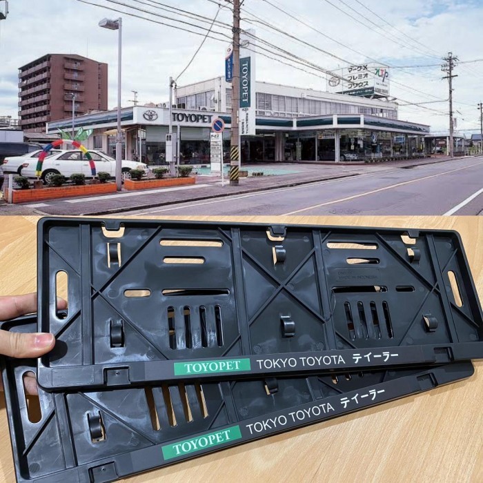 TOYOTA tempat pelat nomor Mobil ukuran 46cm standar