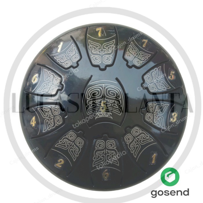 Tongue drum/ hangdrum/ Mini handpan 6 inch 11 keys