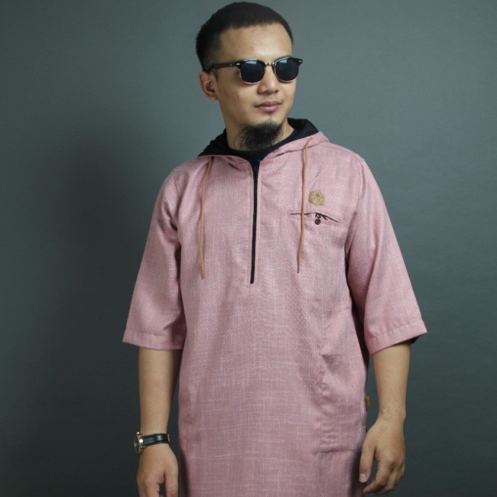 Kurta Hoodie 34 Al Amwa  Koko Hoodie Gamis Pakistan Hoodie Half  Koko Al Amwa  Kurta Al Amwa  AL AMW