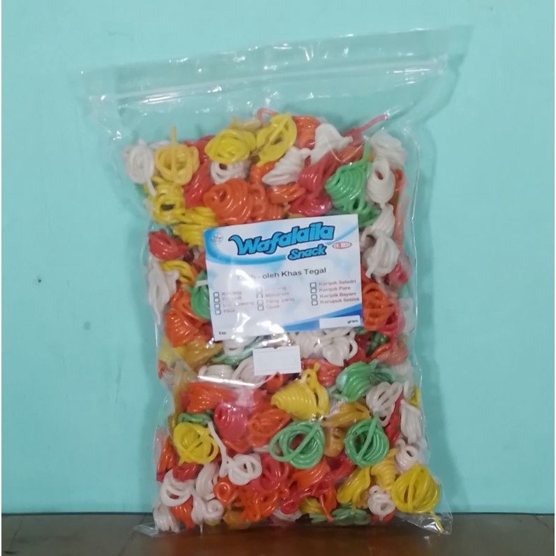 

KERUPUK KEONG MENTAH SPESIAL 500gr