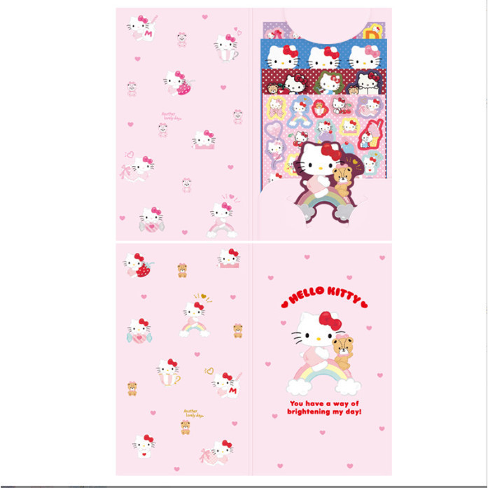 

J2 - Stiker set sanrio karakter stiker tempel sanrio cute anak