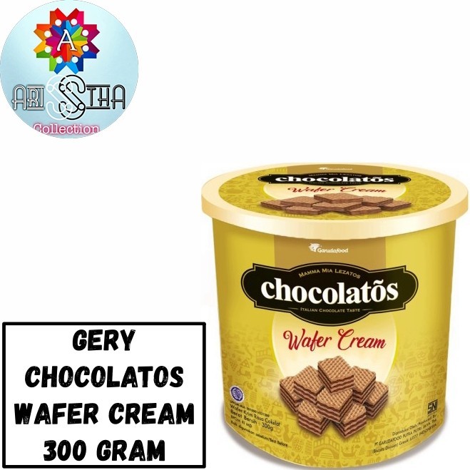 

Gery Chocolatos Wafer Cream Biskuit 300 Gram