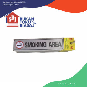

LABEL SMOKING AREA LBS3-27 SL 46X194MM