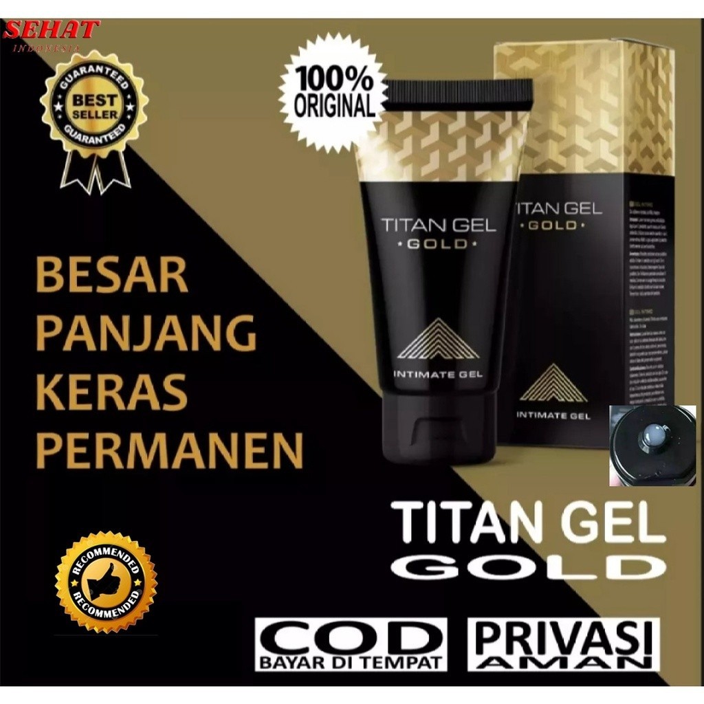 ASLI SALE..!!! VIRAL SAAT INI Titan gell gold Asli original PERMANEN. BISA COD