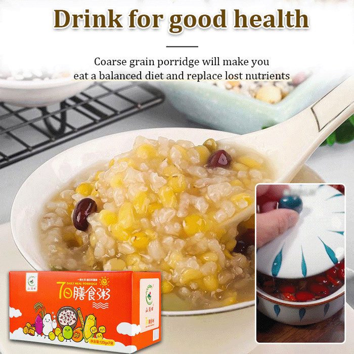 

⚡Kirim dalam 24 jam⚡Obat Dan Makanan Bubur Tujuh Hari Kesehatan Homolog Bubur sereal tujuh hari 100g*7 kantong Biji-bijian utuh dan bubur delapan harta dari biji-bijian utuh