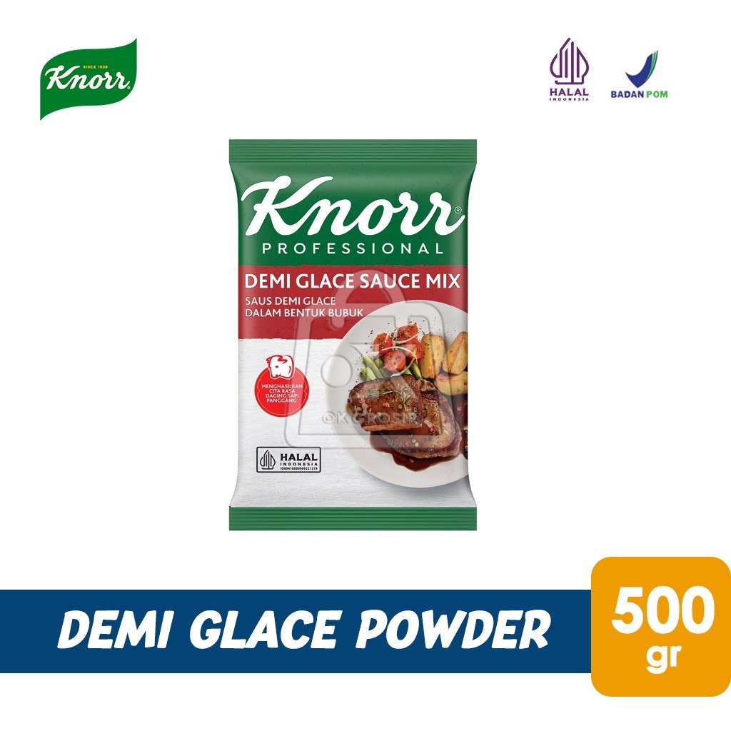 

Knorr Demi Glace Sauce Mix/ Saus Demi Glaze Bentuk Bubuk (Pouch 500gr)