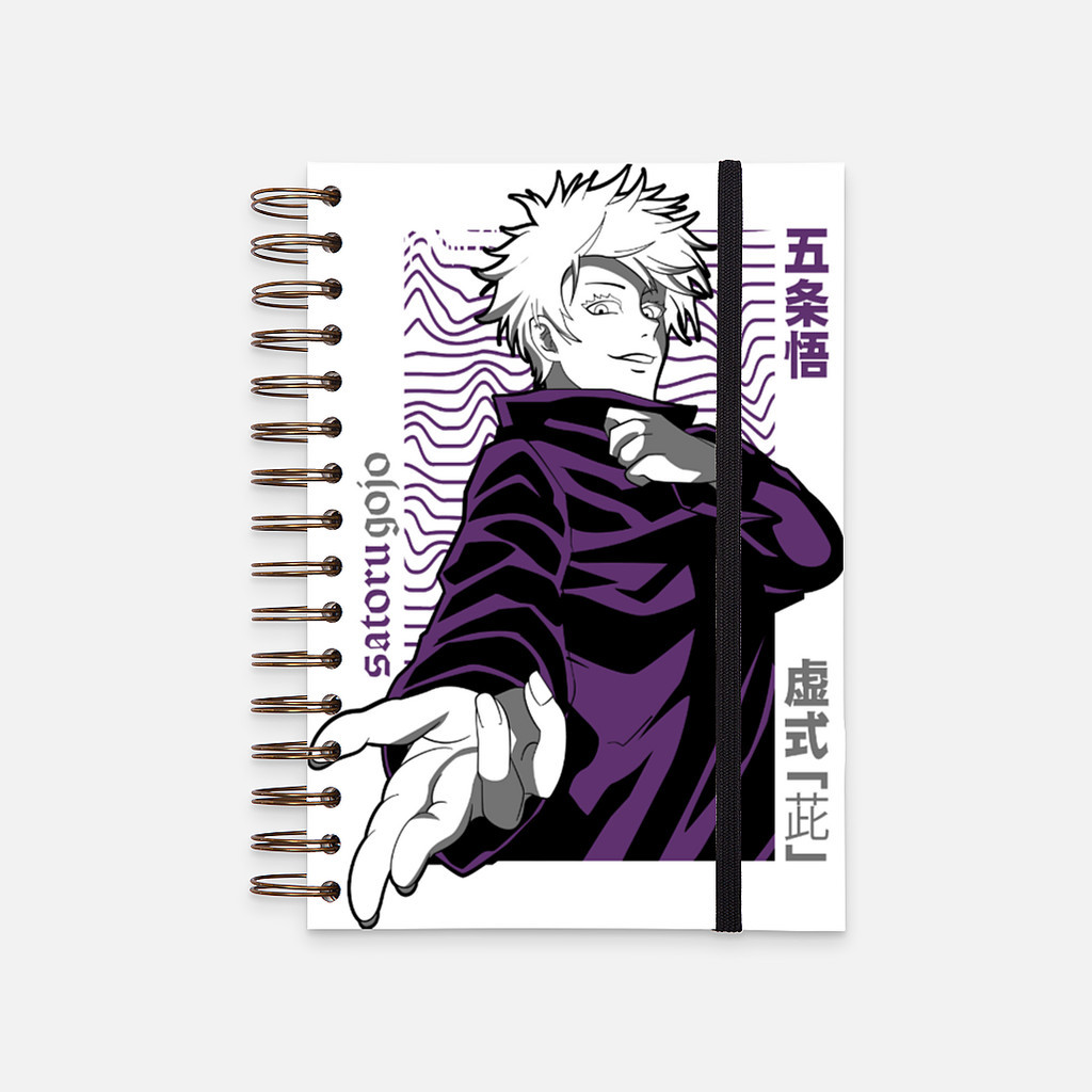 

Hard Cover Notebook Gojo Satoru Jujutsu Kaizen Notebook