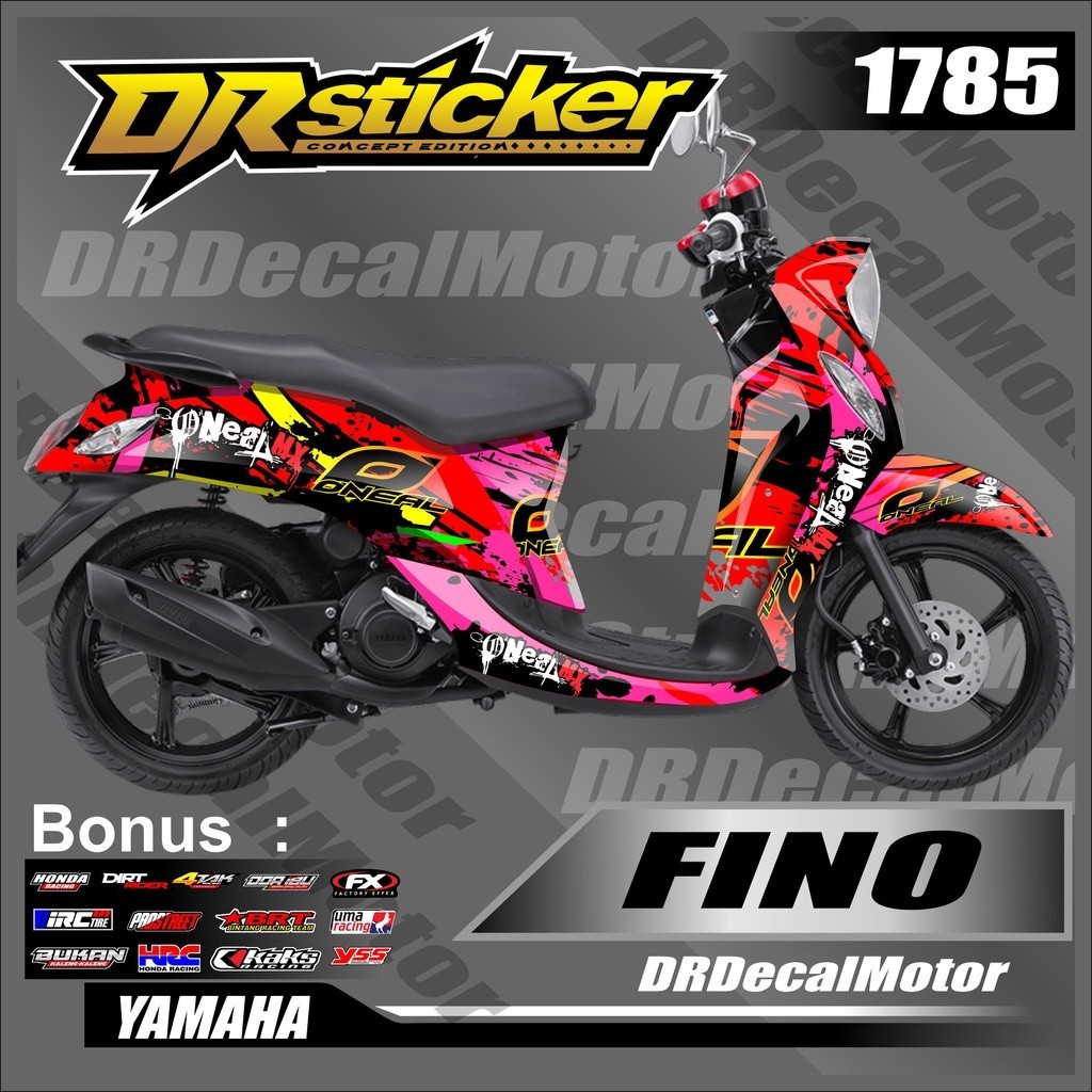 stiker fino full body aksesoris fino desain oneal stiker decal fino fullbody
