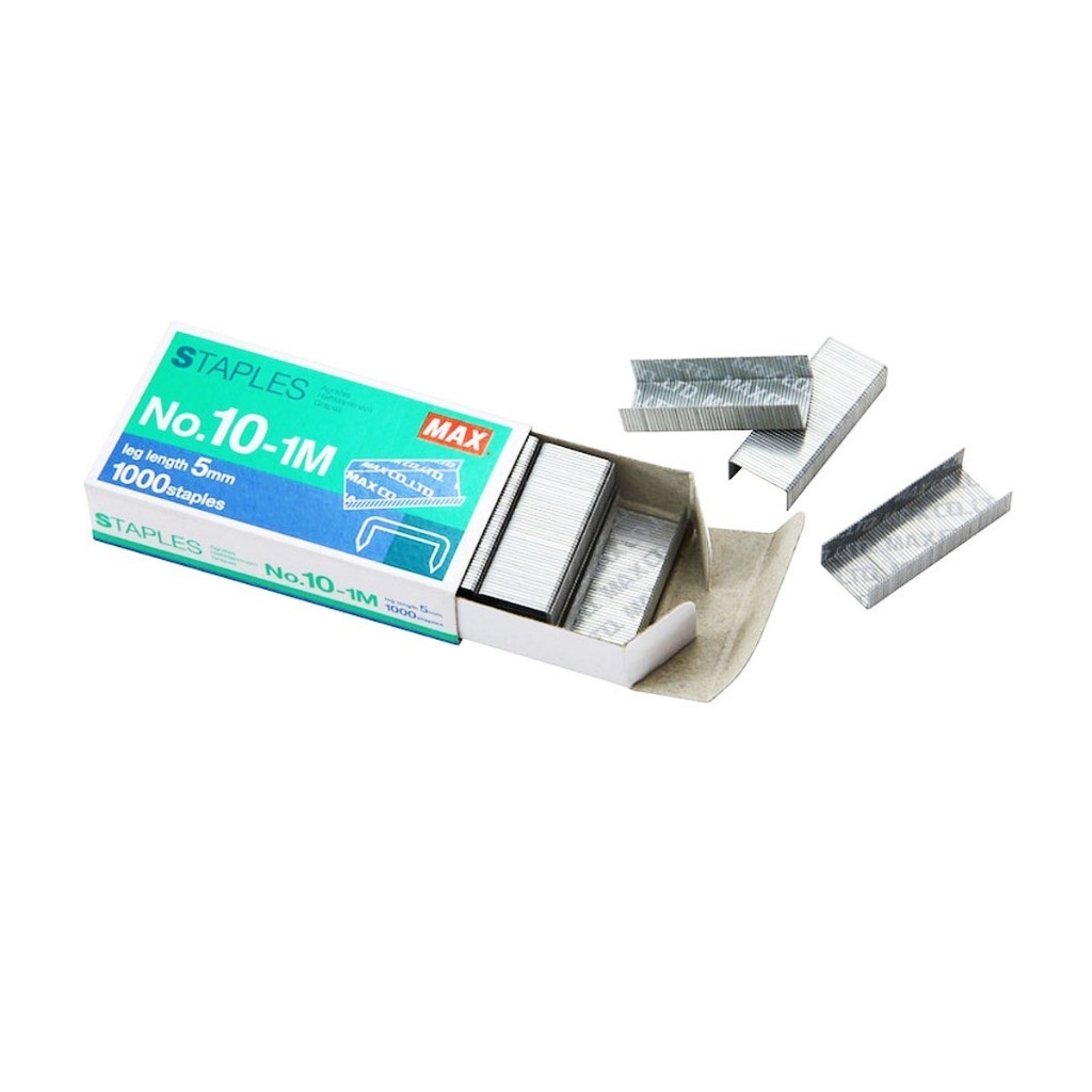 

Max No.10 Refill Stapler HD-10 Reffil Staples Kecil Isi Staples Kecil