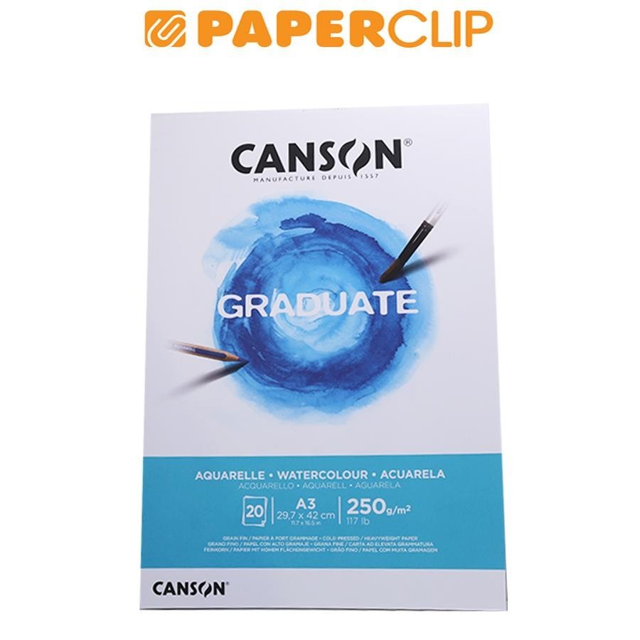 

WATERCOLOR PAD A3 CANSON GRADUATE 400110375
