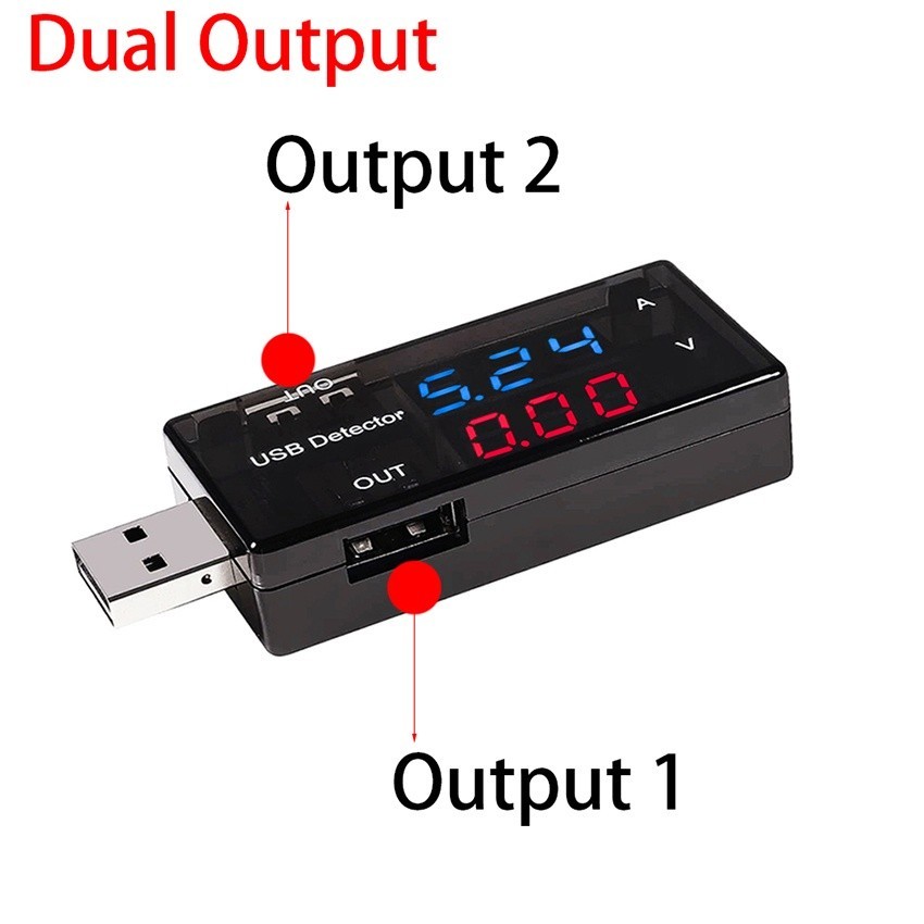 USB Voltage Tester Power Charger Detector