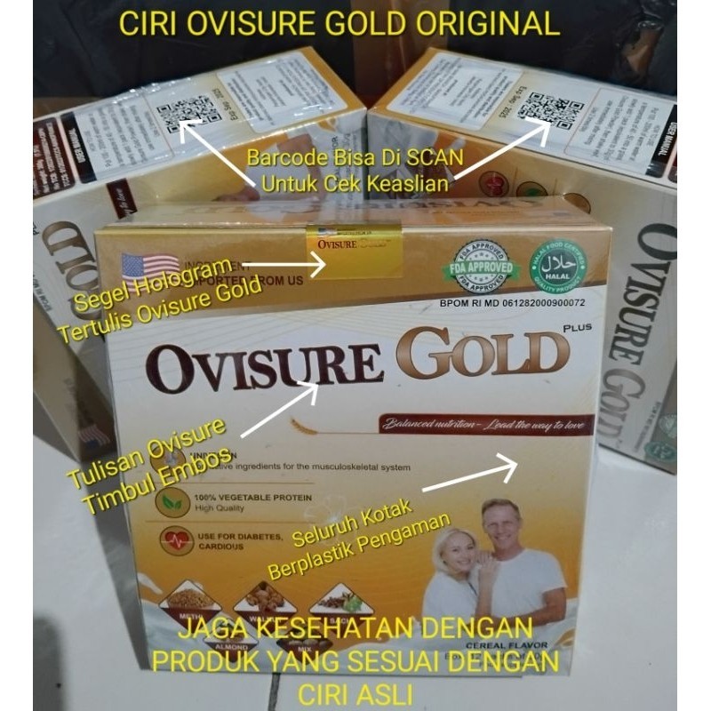 

NEW ASLI OVISURE GOLD 3 BOX SPESIAL PROMO