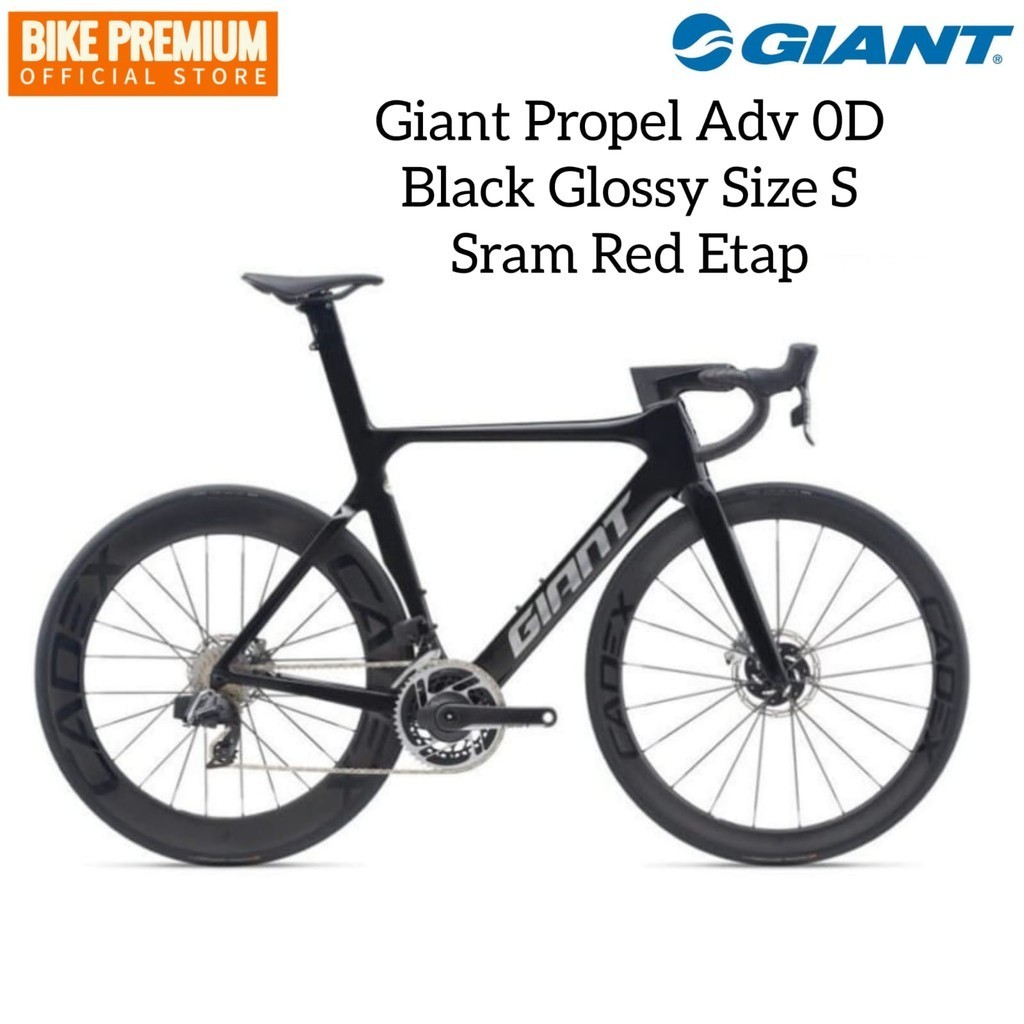 Giant Provel ADV Pro 0 Disc 2021 Black Carbon Roadbike Sepeda Balap Second Bekas Road Bike Sram Red Size S