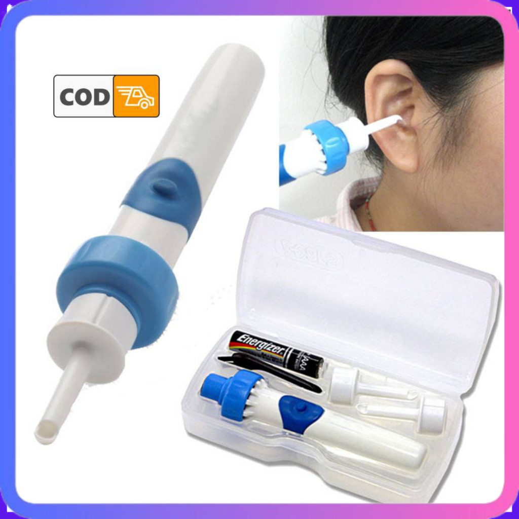 Alat Pembersih Telinga Elektrik Pembersih telinga otomatis Penyedot Kotoran Telinga perawatan teling
