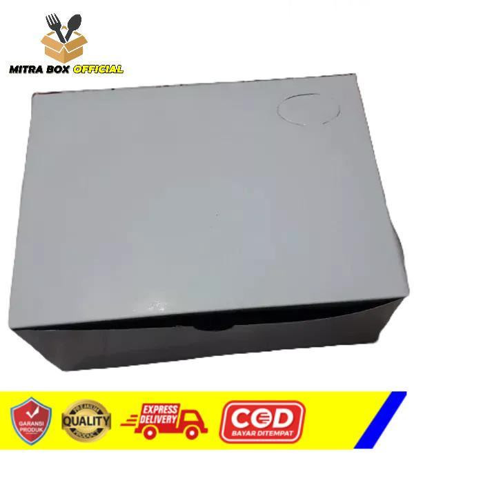 

dus box boks kotak GS polos kue makanan snack 12x14 cm 12x14cm 12x16cm merk BALI ISI 100PCS