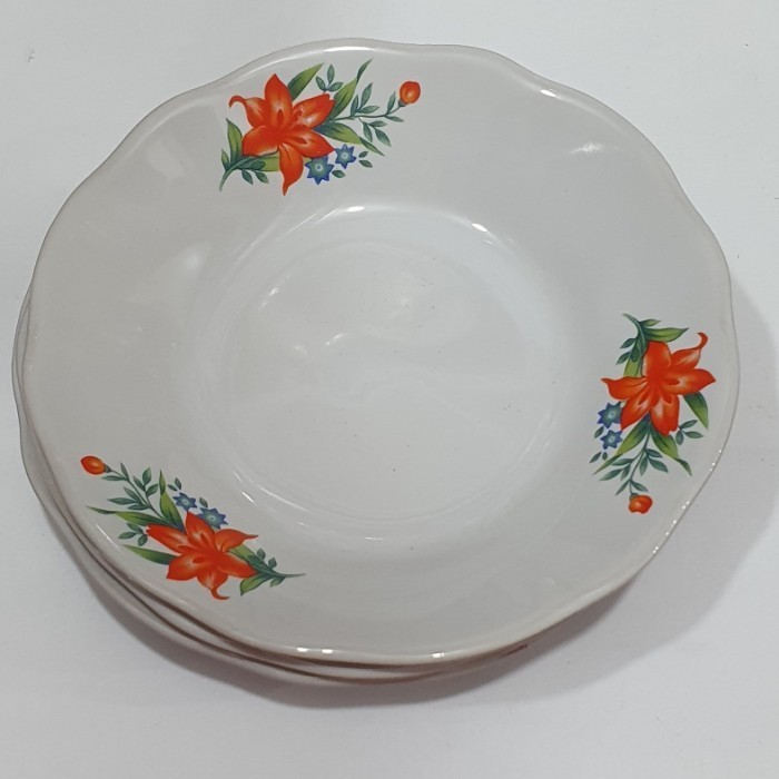 Piring 8 bintang batu isi 1lusin (grab & gojek)