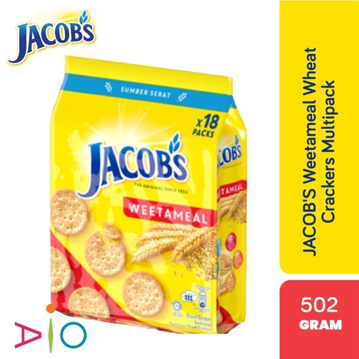 

Biskuit Jacobs Cream Cracker 504g Multipack 14pack x 4pcs - 504g