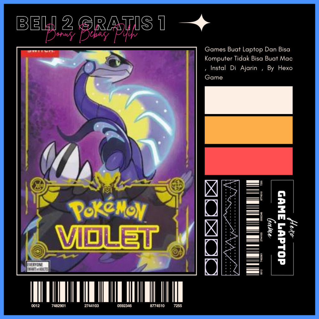 POKEMON VIOLET - GAME PC - GAME LAPTOP - LINK DOWNLOAD - GAME PC MURAH