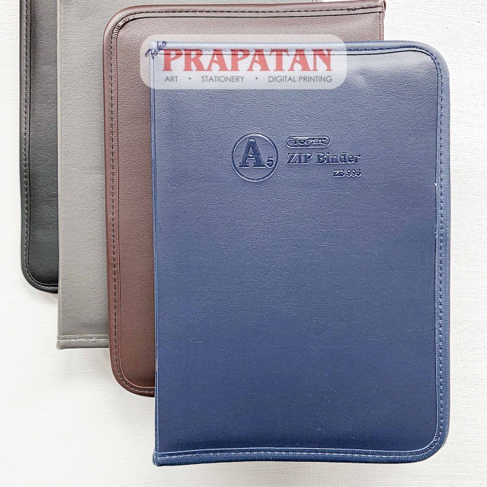 

Topla Zip Binder Note A5 ZB-995 | Buku Tulis Binder - BLACK -YY41