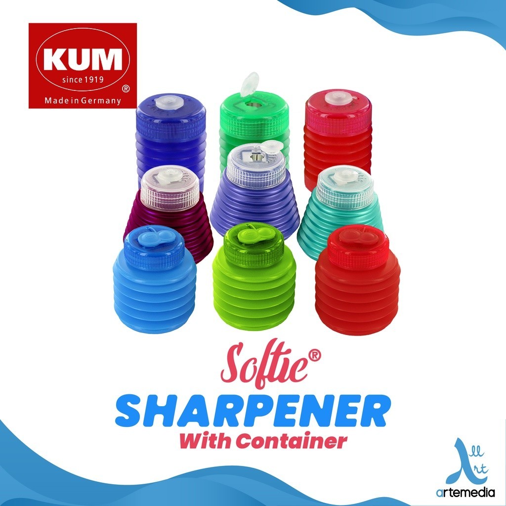 

KUM Sharpener Magnesium Softie Container Rautan Pensil