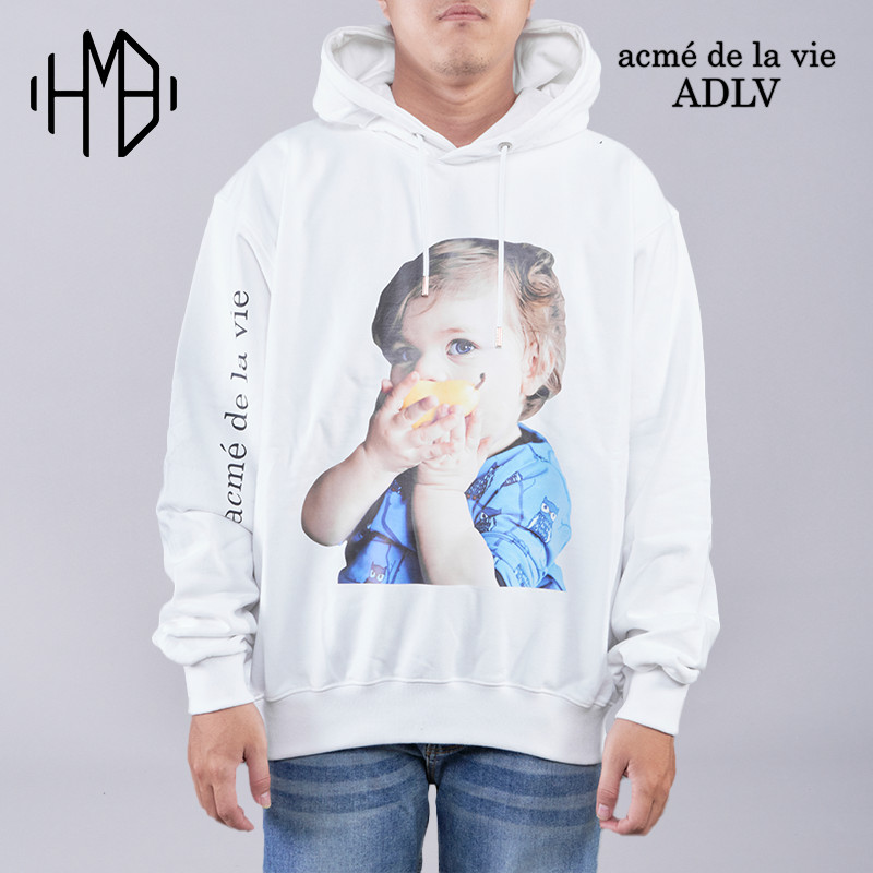 ADLV Acme De La Vie Baby Face Pear-eating Baby Hoodie acmedelavie